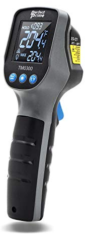 PerfectPrime TM0300, Pistolet pointeur laser infrarouge infrarouge sans contact avec thermomètre infrarouge à température précise numérique -50~600°C