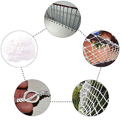 JHKJ Safe Net, Balkon Schutznetz, Kinder Indoor Safe Net, Fallschutznetz, Treppen Sturzschutznetz Nylon Safe Net,2X 7m（6.6 * 22.9ft）