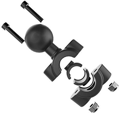 qiuxiaoaa Rail Mount 1 Pouce Boule De Voiture Appui-Tête Moto Scooter Rétroviseur Rétroviseur Barre De Montage pour Gar Min Gopro pour Ram Mounts Moto Rotule Support De Tête