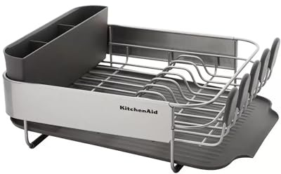 KitchenAid Compact Dish-drying rack with Stainless Steel