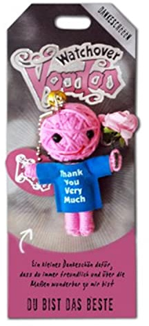 Unbekannt Watchover Voodoo Anhänger Voodoo-Puppe mit Spruch Du bist das Beste