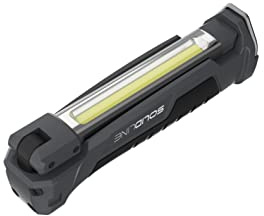 Solidline SW2R, superljus LED-verkstad, mångsidig arbet, flexibel ljuskona, 550 lumen, 35 meter ljusvidd, 2 timmars belysningstid, inkl. batteri och mikro-USB-kabel, 1 st.