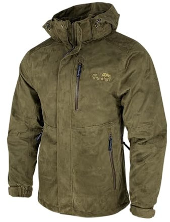 Full mundur Outdoorjacke Camo Jagdjacke Wanderjacke leichte Übergangsjacke winddichte Jacke wasserdichte Regenjacke atmungsaktive Funktionsjacke mit abnehmbarer Kapuze für Herren