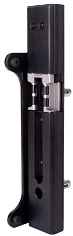 LOCINOX Modulec-SF EMISSA/RUPTURA Ouvre-porte électrique / butée de portail / gâchette / angle de butée / butée de portail (aluminium, Ruptura – Ouvert sans électricité)