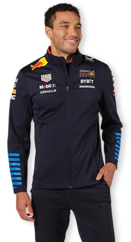 Veste à Capuche Zippée RB Racing F1 Team Formula Officiel Formule 1 Bleu Homme (FR/ES, Alpha/lettres, TTG, Taille normale, Taille normale, Bleu)