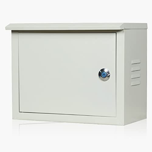 junction box, Steel Electrical Box Wall Mount Junction Box, Indoor/Outdoor Weatherproof Electrical Enclosure With Lock & Mounting Plate, Meter Box Switch Control Cabinet (Size : 500x180x400MM)