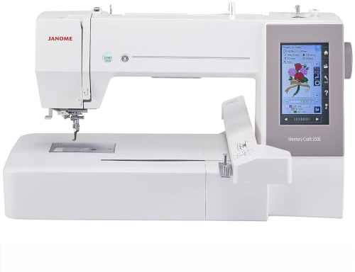 Janome Memory Craft 550E Limited Edition Stickmaschine, 35,6 x 20,1 cm