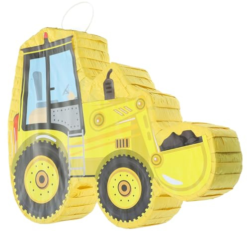 Ciieeo Piñata Pinata Zum Bauen Für Kinder Bauauto-pinata Mexikanische Party-pinata Bagger-lkw-pinata Ingenieur-pinata Pinata-spielzeug Traktor-pinata Geburtstag Papier Etikett Karton