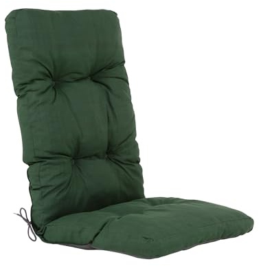 PATIO Auflage für Hochlehner 124 x 48 cm Ronda Gartenstuhl Auflage hoch mit Haltegurt Schnüre zur Befestigung