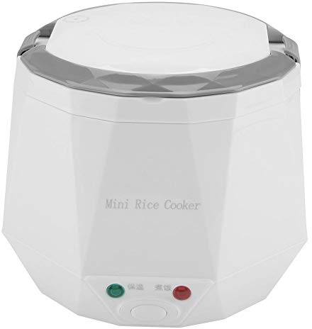 ANSNOW Olla Arrocera Portátil para Coche, Olla Arrocera Multifuncional para Camión, 24V, 140W, 1,6L, Color Blanco