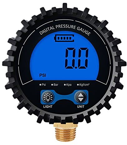 ZDSFSD Tire Pressure Gauge Digital Tire Tester Display Air Pressure Manometer Quick Connect Coupler Thread 1/4