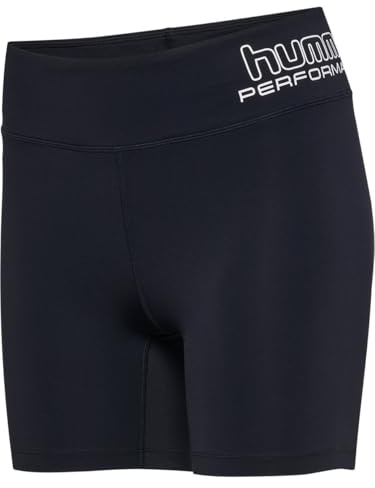 hummel hmlTE FUNDAMENTAL MW Tight Shorts (DE/NL/SE/PL, Alphanumerisch, M, Regular, Regular, schwarz/Weiss)