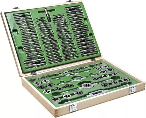 Fasano Set di 110 Maschi e Filiere in acciaio al cromo + accessori FG 70/S110