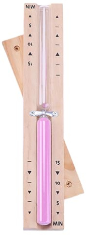 Teksome Sauna Sand Timer - Sauna 30 Minutes Hourglass Sand Timer - Heat-Resistant Wall Mounted Decoration Precise Control Clock for Spa Center, Bathroom, Shower Room