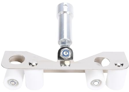 Fockety Taping Tools Trockenbau Außeneckenroller Set, PTFE Edelstahl Trockenbau Eckenroller Taping Werkzeug mit Gewindeadapter für Eckwulst