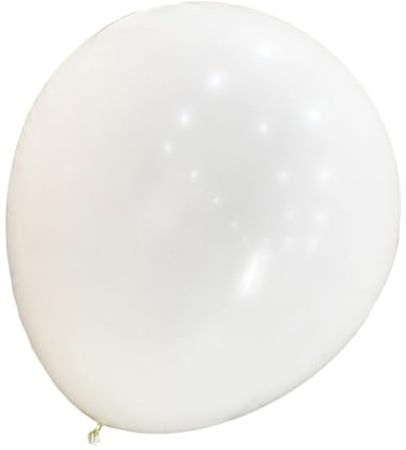 VICASKY Palloncino Meteorologico Gigante in Lattice Bianco 240 Pollici 600 G per Indagini Scientifiche Fotografia Aerea e Decorazioni di Feste