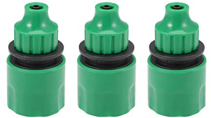 sourcing map Quick Connector Hose Pipe Adapter Fitting 4mm Inner Diameter Hose Tubing for Garden Irrigation System 3pcs