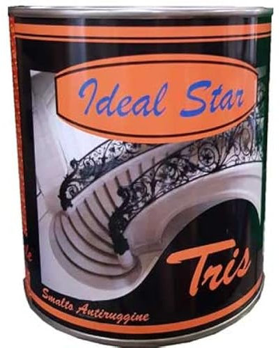 SMALTO ANTIRUGGINE 'TRIS' IDEAL STAR lt 0,750 - Verde vittoria