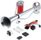 Rupse Hupe Luft Horn Kit, Lufthorn Drucklufthorn lkw hupe Air Horn mit Kompressor für alle 12V auto LKW PKW Boote Cars Vans