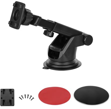 podofo Soporte de ventosa flexible para parabrisas y salpicadero, con adhesivo para monitor de pantalla Carplay de 7 pulgadas, 9 y 10 pulgadas, compatible con T86 Wireless Carplay