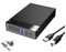 Puleuroy Boîtier de Disque Dur Externe vers USB 3.0 de 3,5 Pouces, Boîtier de Disque Dur Haute Vitesse pour Transfert de Données pour PC et Ordinateur Portable, avec Prise EU