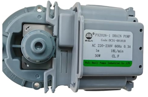 Waschmaschinenmotor, Kompatibel Mit Samsung, 60 Hz, PX2026-1, DC31-00181B, Abflussmotor, Abflusspumpenteil