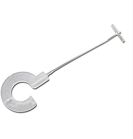 1000 x White Tagging Hook Barbs Tag Gun Refill J Rounded Pins Clothing Price Tagger Label Fasteners 50mm