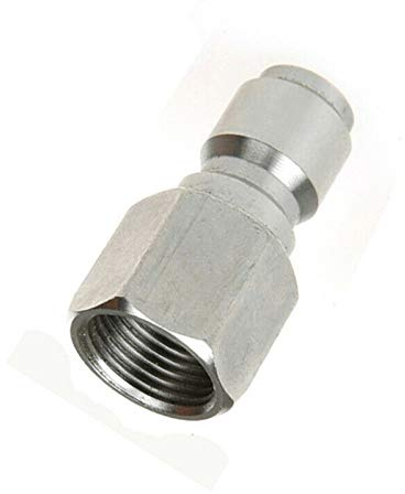 Pressure Washer Adapter Male G3/8 to 3/8 Pressure Washer Coupling Adapter Quick Release Garden Hose Car Spray Gun Connector (Pack of 1)