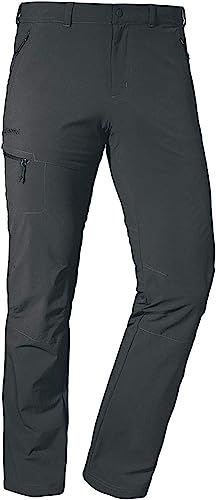 Schöffel Herren Pants Koper1 Robuste Hose Mit 4-Wege-Stretch, Elastische Und Wasserabweisende Wanderhose Für Männer, Asphalt, 52 EU