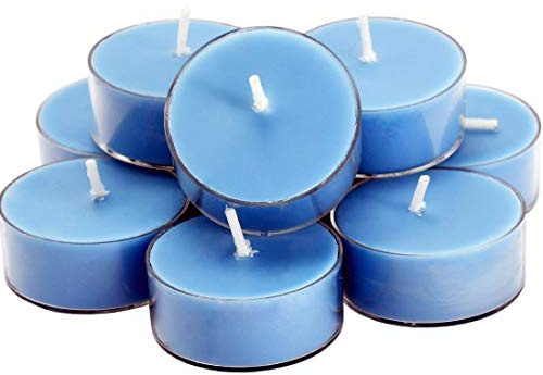 DEYBBY Scented Tea Candles 4 Hours Burn 12 Pack Ocean Breeze