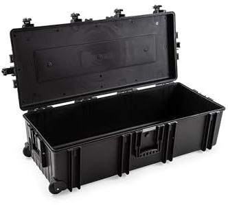 B&W International GmbH Transportkoffer Outdoor Typ 7300 schwarz - wasserdicht nach IP67 Zertifizierung, staubdicht, bruchsicher und unverwüstlich