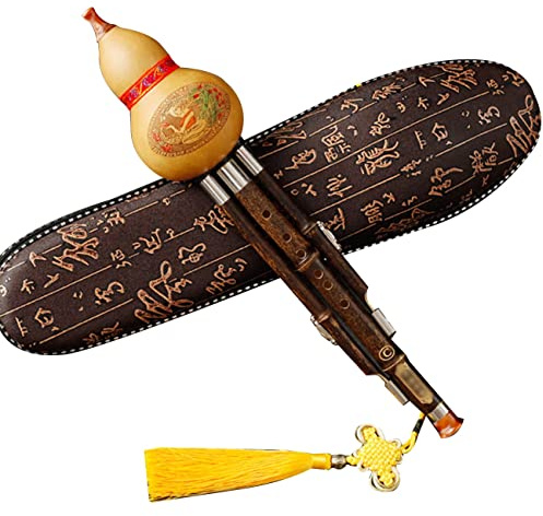 Musikinstrument Für Die Kürbisflöte Für Anfänger Hulusi In C-Dur B In A-Tonart Spielen Dreifarbige Kürbisflöte Einfach Zu Erlernende Langlebige Kürbisflöte Geschenk, Selbststudium