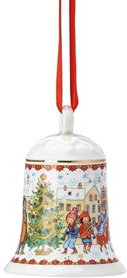 Hutschenreuther Porzellanglocke Weihnachtsglocke 23 Porzellanglocke, 7 CM