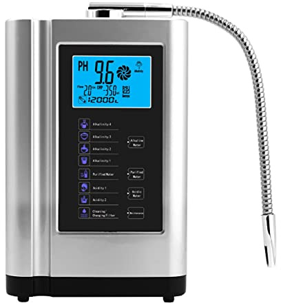 LMYYDES Máquina ionizadora de Agua alcalina, generador de hidrógeno, purificador de Sistema de Filtro de Agua para el hogar para Agua alcalina ácida PH3.5-10.5