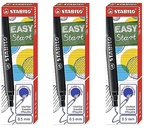STABILO EASYoriginal Ersatzminen, blaue Tinte, 9 Stück