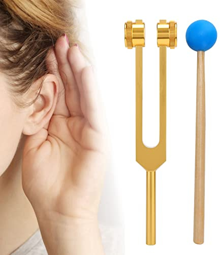 272,2 Hz Stimmgabel aus Aluminiumlegierung, Stimmgabel Set, mit Hammer Zum Immunsystem Stärkung der Meditation Yoga Posen Gesundheitspflege Werkzeug