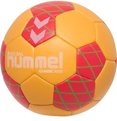 Hummel, hmlCLASSIC Ballon de Handball pour Enfants, Orange/Rouge/Vert, 0,0