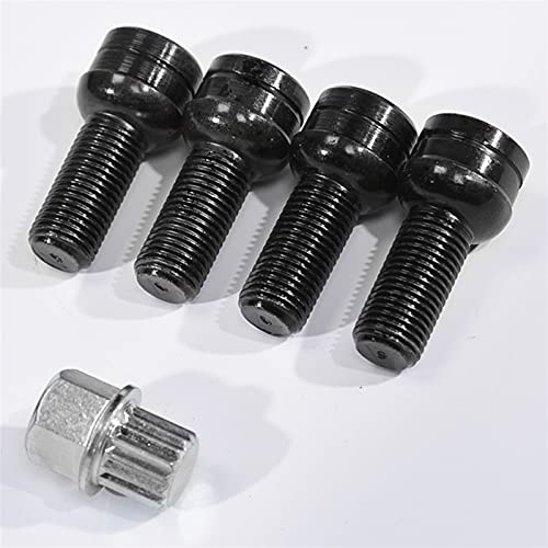 5 pz 17mm antifurto ruota bullone a vite e dado di bloccaggio for VW/Golf/Jetta/Beetle/Passat/Audi bulloni ruota for auto accessori