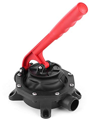 Brrnoo Manual Bilge Pumps for Boats, Bilge Pump for Boat Water Transfer Diaphragm Self Priming 720GPH Manual Hand Tools Water for Marine