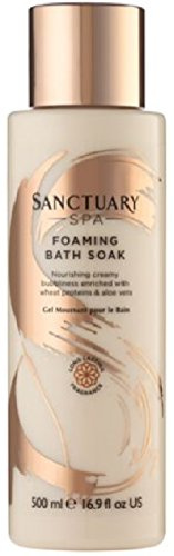 Sanctuary Spa Bubble Bath Foaming Bath Soak, Bath Cream, with Wheat Proteins and Aloe Vera, Vegan and Cruelty Free, 500 ml
