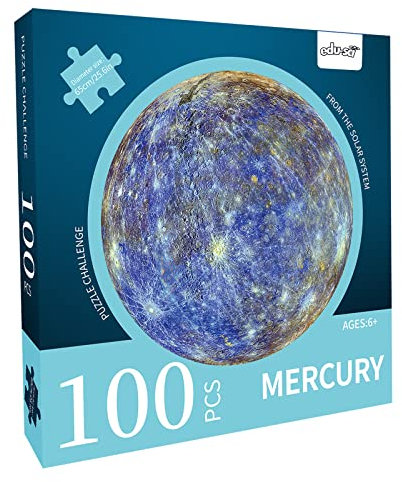 Edu-Sci Solar System Planet Jigsaw (Mercury 100pcs)