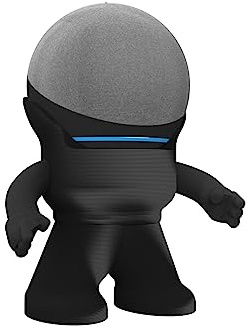 Splin Tischständer Halter Kompatibel mit Amazon Alexa Smart Speaker Echo Dot (4. und 5. Generation) und Apple HomePod Mini, Mr. Bill (Schwarz)