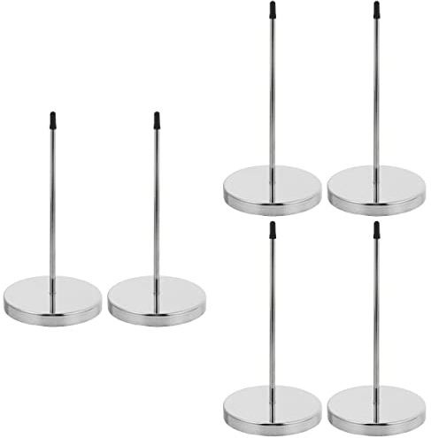 iplusmile 6piezas Soporte De Recibos Base Redonda Organizador De Notas y Facturas Para Oficina y Restaurante Tenedor De Memo Para Mantener El Escritorio Ordenado