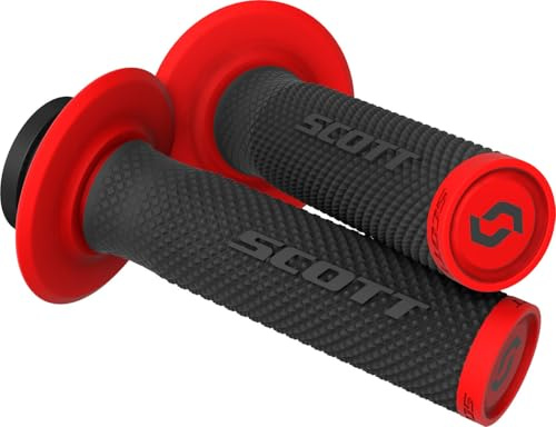 SCOTT SX II MX Motorrad Griffe inkl. Cam Set schwarz/rot