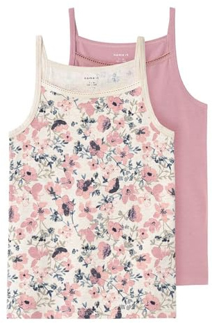 JJXX Mädchen Nkfstrap Top 2p Nostalgia Flower Noos