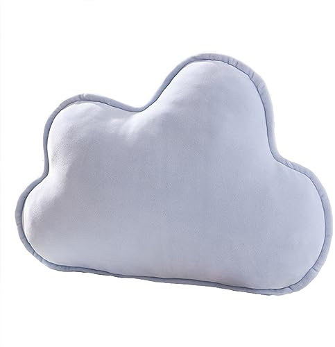 EXQUILEG Kuschelkissen in Form der Wolke, Kissen Für Schlaf Zimmer Sofa - Flauschiges Deko Kissen für Baby & Kinderzimmer, 55cm