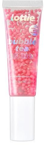 Lottie London Bubble Tea Primer Hydrating Face Primer, Gel-based Long-wear Gripping Primer Infused with Niacinamide, Aloe Vera & Vitamin B5, Nourishing & Hydrating