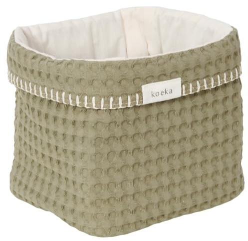 Koeka Aufbewahrungskorb Antwerp Wickeltisch Organizer, Grün, 15x18x15