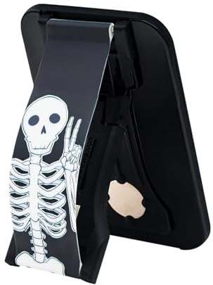 Shurzzesj Klebrige Handyhalterung, freihändiger Handyhalter, Handyhalterung Totenkopf-Design, Schlanke, stabile Handyhalterungen, Handyhalter, Tablet-Ständer