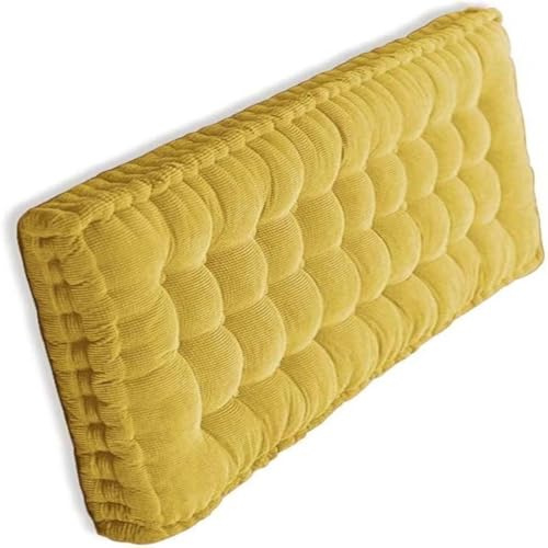 MSNCS Coussin De Banc Épais Coussin De Canapé Long Intérieur,Coussin De Banc De Jardin,Coussin De Banc De Salle À Manger Rectangulaire Coussin De Sol Coussin De Siège Tapis(H,100x40cm/42x16in)